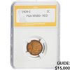 1909-S Lincoln Cent PGA RED MS66+