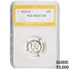 Image 1 : 1920-D Mercury Dime PGA MS65 FSB MS65