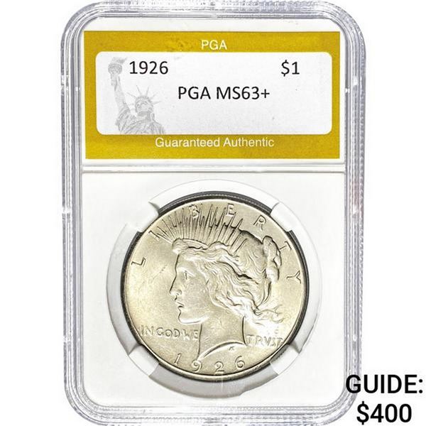 1926 Peace Dollar PGA MS63+