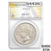 1922-D Silver Peace Dollar ANACS MS62