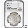 Image 1 : 1921-D Morgan Silver Dollar NGC MS63