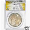 1921-D Morgan Silver Dollar ANACS MS63