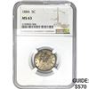 1884 Liberty Head Nickel NGC MS63