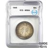 Image 1 : 1940 50C Walking Liberty Half ICG MS64