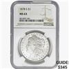 Image 1 : 1878-S Morgan Silver Dollar NGC MS63