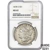 Image 1 : 1878-S Morgan Silver Dollar NGC MS62