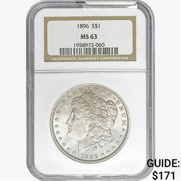1896 Morgan Silver Dollar NGC MS63