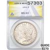 1890 Morgan Silver Dollar ANACS MS63