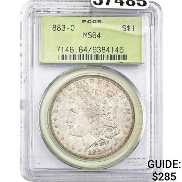 1883-O Morgan Silver Dollar PCGS MS64