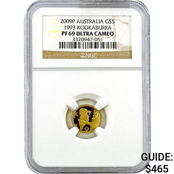 2009P Australia G$5 1/20th oz AGW NGC PF69