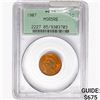 Image 1 : 1907 Indian Head Cent PCGS MS65 RB
