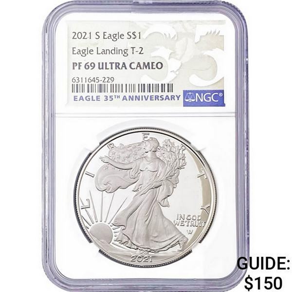 2021-S Eagle $1 NGC PF69 Ultra Cameo