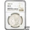 Image 1 : 1882-S Morgan Silver Dollar NGC MS65