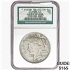 Image 1 : 1922-D Silver Peace Dollar NGC BU