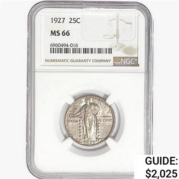1927 Standing Liberty Quarter NGC MS66