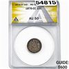 1876-CC Seated Liberty Dime ANACS AU50