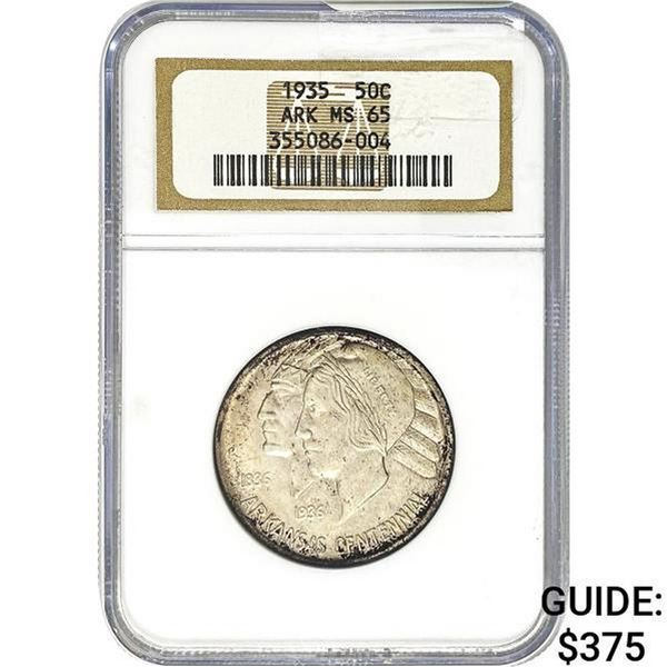 1935 Arkansas Centennial Half Dollar NGC