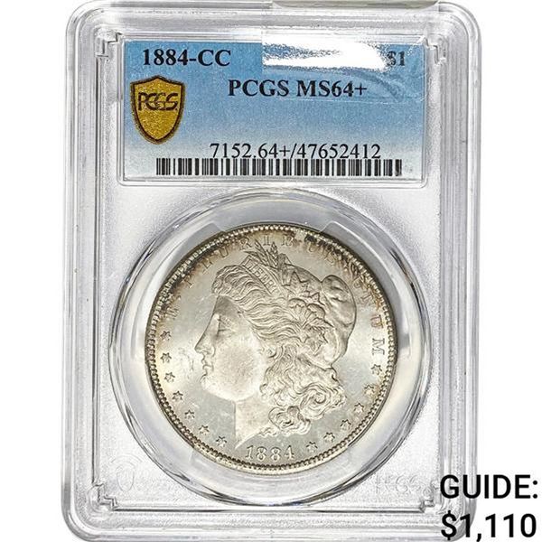 1884-CC Morgan Dollar PCGS MS64+