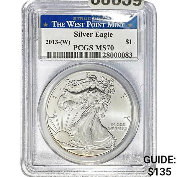 2013-(W) Silver Eagle PCGS MS70
