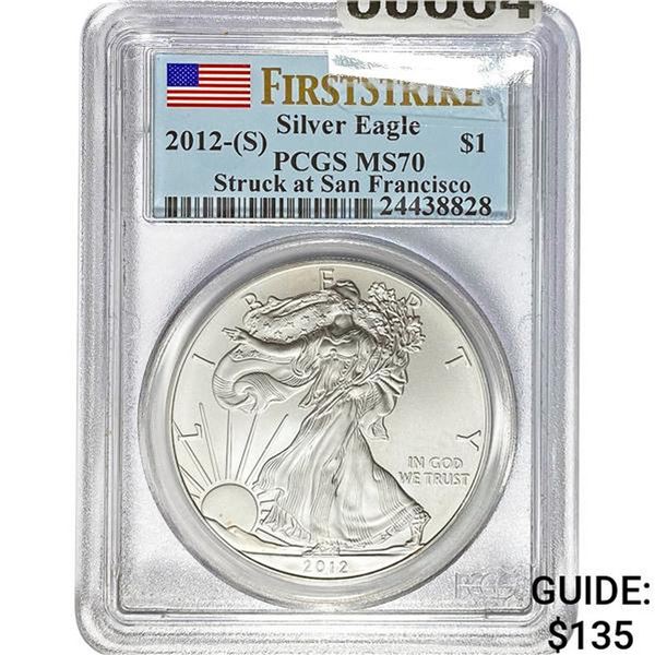 2012-(S) Silver Eagle PCGS MS70