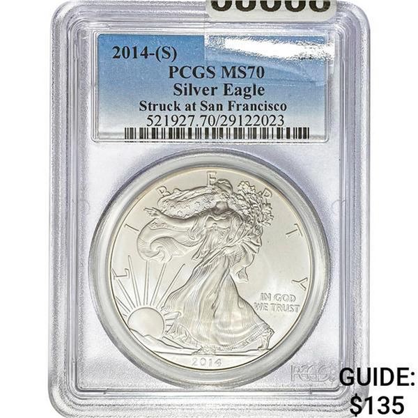 2014-(S) Silver Eagle PCGS MS70