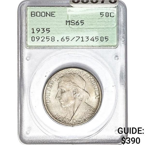 1935 Daniel Boone Half Dollar NGC MS65