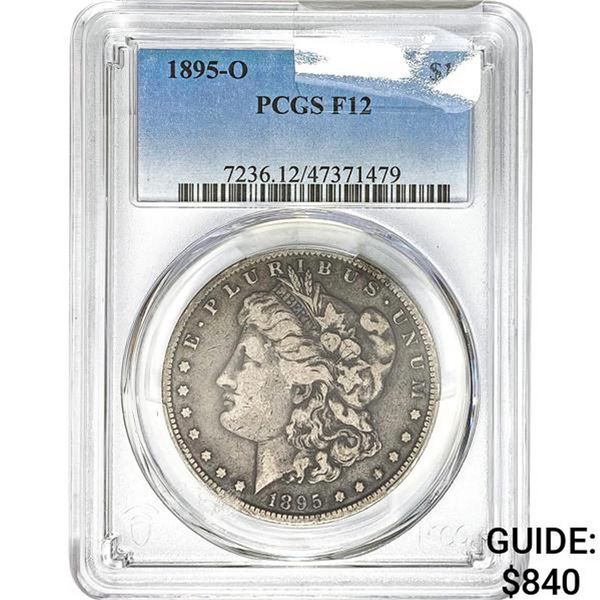 1895-O Morgan Dollar PCGS F12