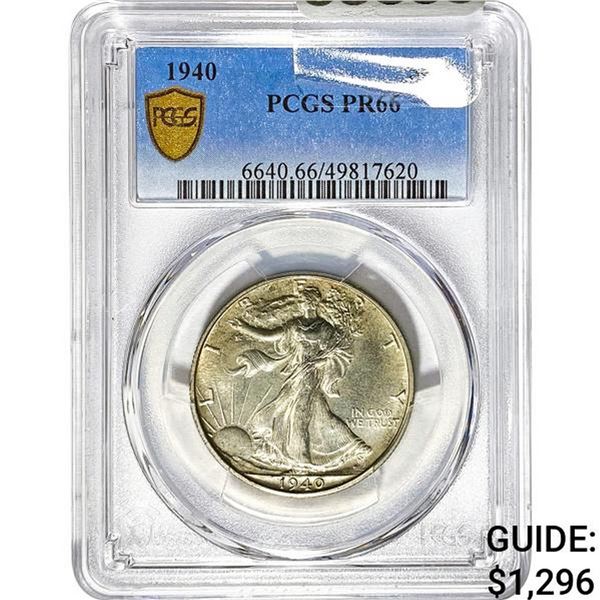 1940 Walking Liberty Half Dollar PCGS PR