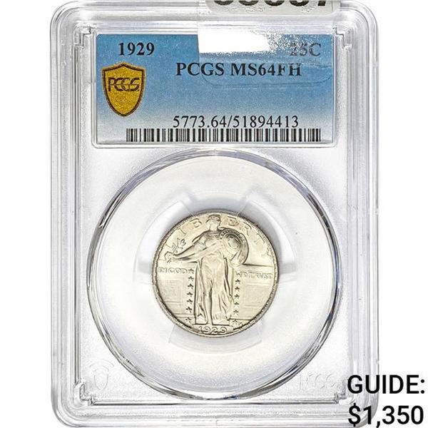 1929 Standing Liberty Quarter PCGS MS64FH