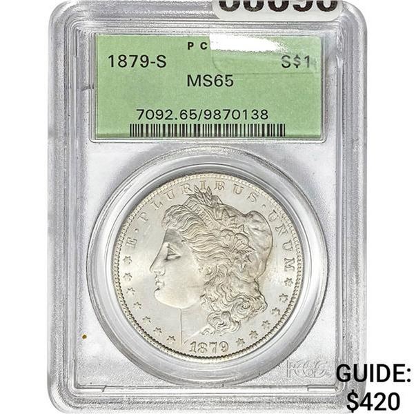 1879-S Morgan Silver Dollar PCGS MS65