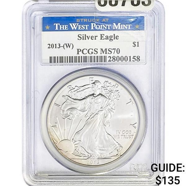 2013-(W) Silver Eagle PCGS MS70