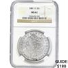 Image 1 : 1881-O Morgan Silver Dollar NGC MS62