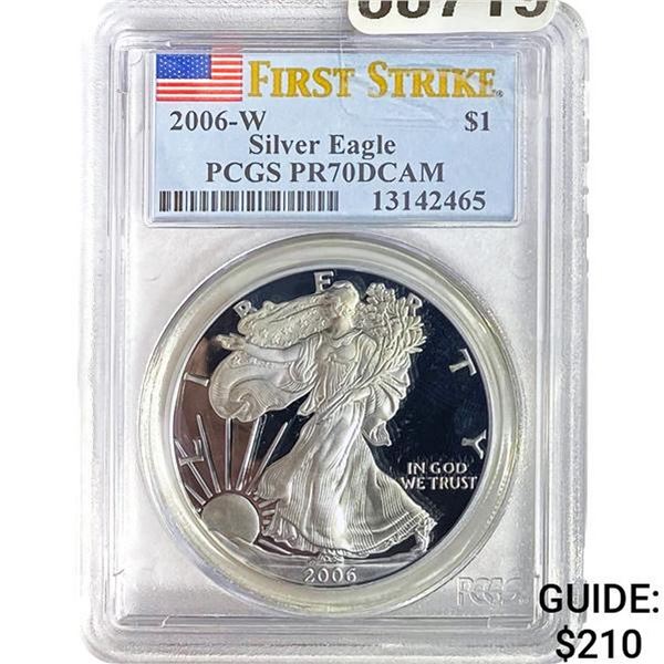 2006-W Silver Eagle PCGS PR70DCAM