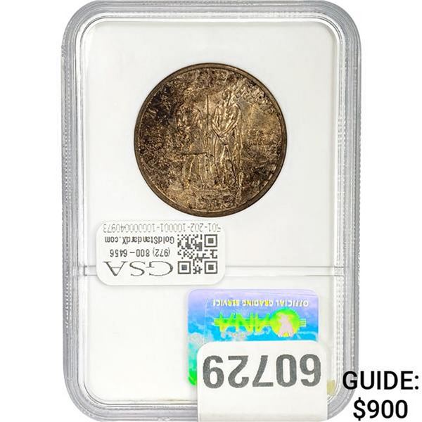 1935/34-D Boone Half Dollar ANACS MS65