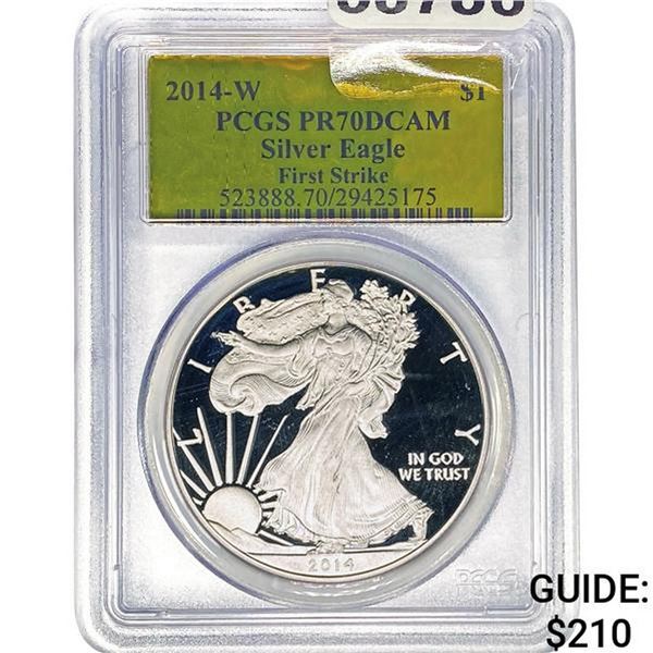 2014-W Silver Eagle PCGS PR70DCAM