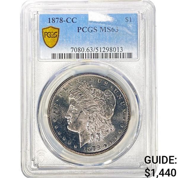 1878-CC Morgan Dollar PCGS MS63