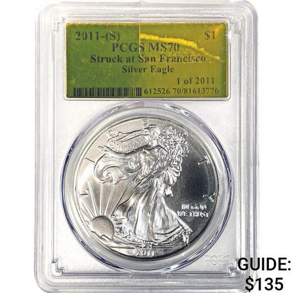 2011-(S) Silver Eagle PCGS MS70