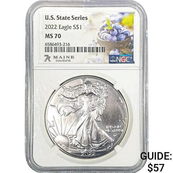 2022 Eagle S$1 NGC MS70
