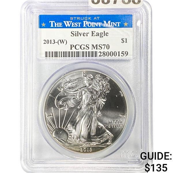 2013-(W) Silver Eagle PCGS MS70