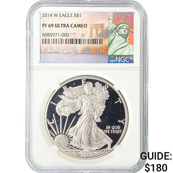 2014-W American Silver Eagle NGC PF69 UC