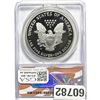 Image 2 : 2002-W Silver Eagle ANACS PR69 DCAM