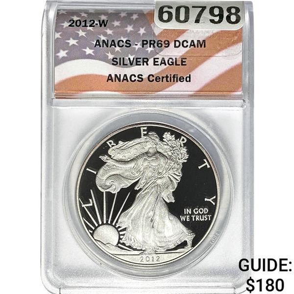 2012-W Silver Eagle ANACS PR69 DCAM