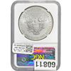 Image 2 : 2011 American Silver Eagle NGC MS69