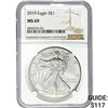 Image 1 : 2019 American Silver Eagle NGC MS69