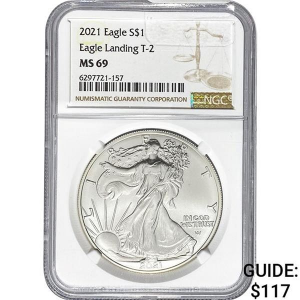 2021 Eagle S$1 Eagle Landing T-2 NGC MS6