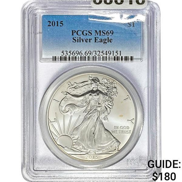 2015 Silver Eagle PCGS MS69