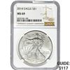 Image 1 : 2014 American Silver Eagle NGC MS69