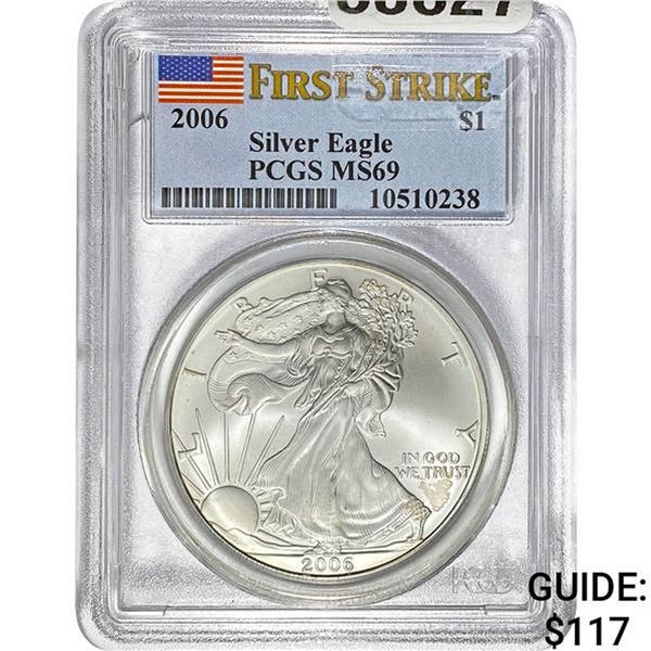 2006 Silver Eagle PCGS MS69