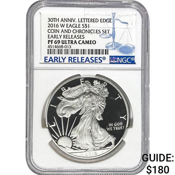 2016-W Silver Eagle NGC PF69 Ultra Cameo