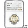 Image 1 : 1938-S Washington Quarter NGC MS66